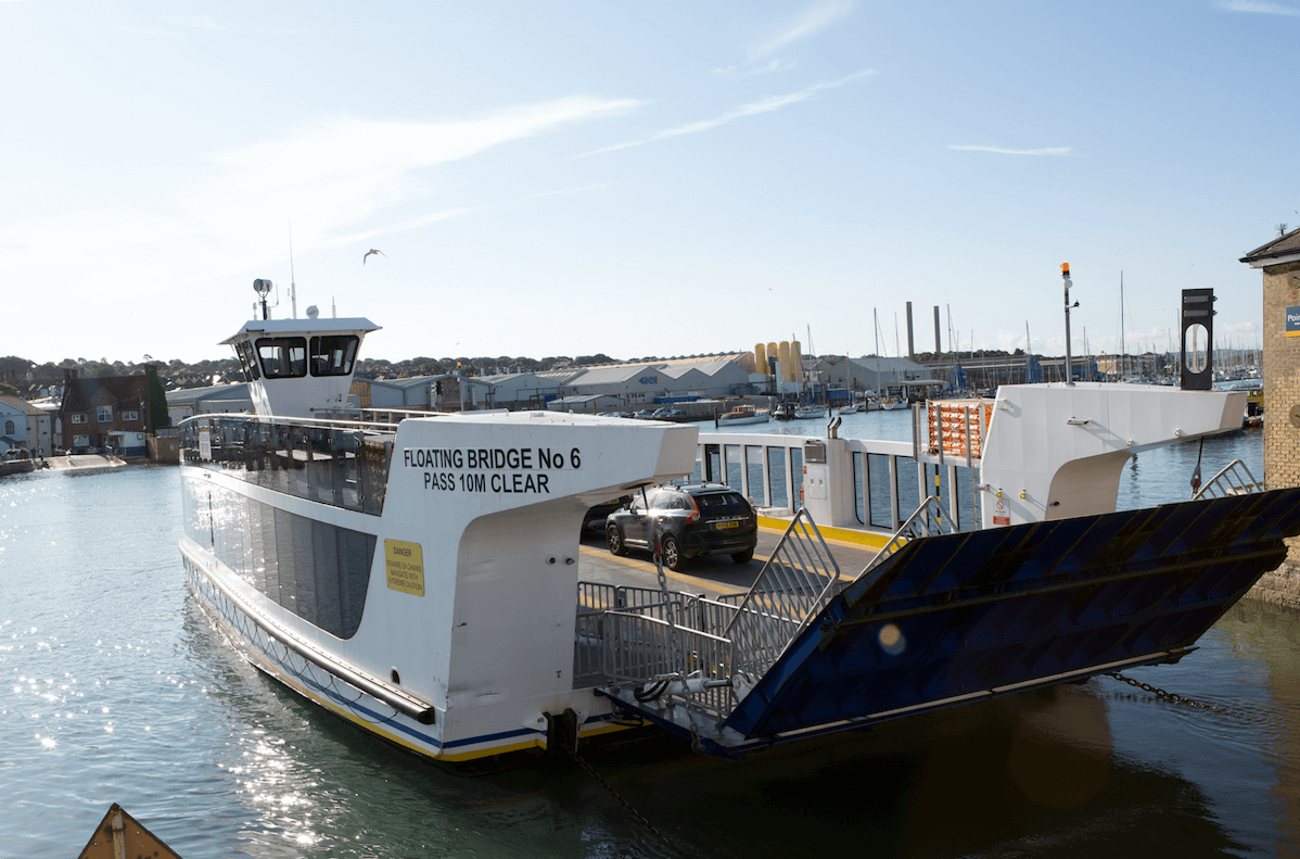 Fire Cloak installed on the Isle of Wight Floating bridge