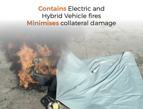 New Fire Cloak Electric Vehicle Fire Blanket brochure to download!